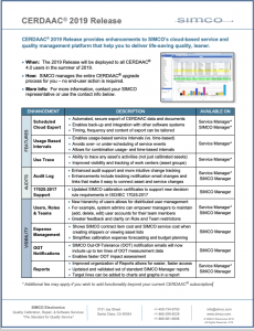 CERDAAC 2019 DATASHEET