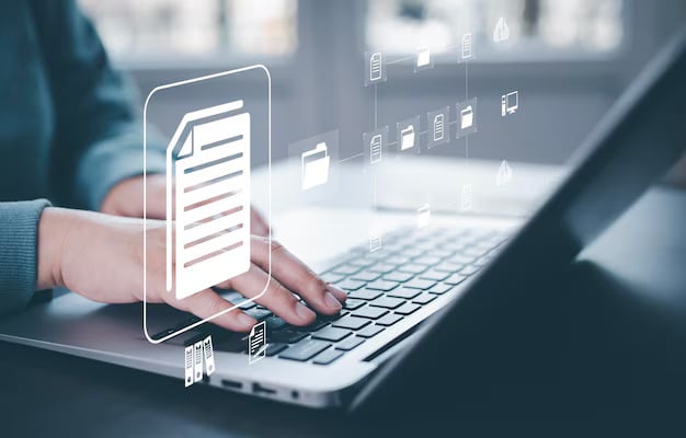 digital documentation stock image