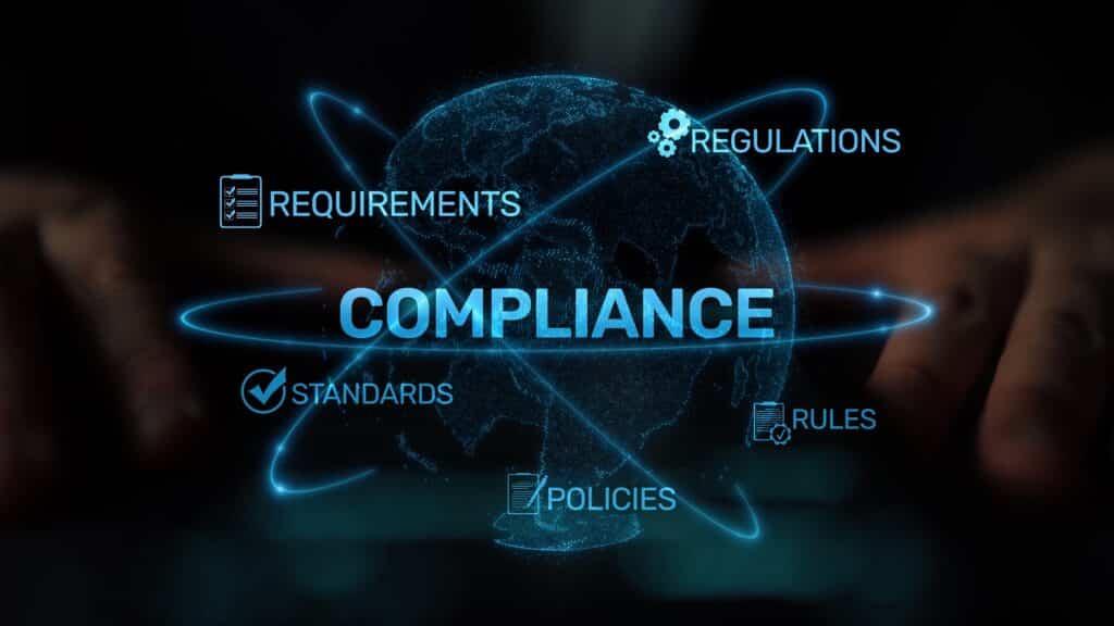 Compliance,Ensures,Alignment,With,Standards,,Laws,,And,Policies.,A,Strong