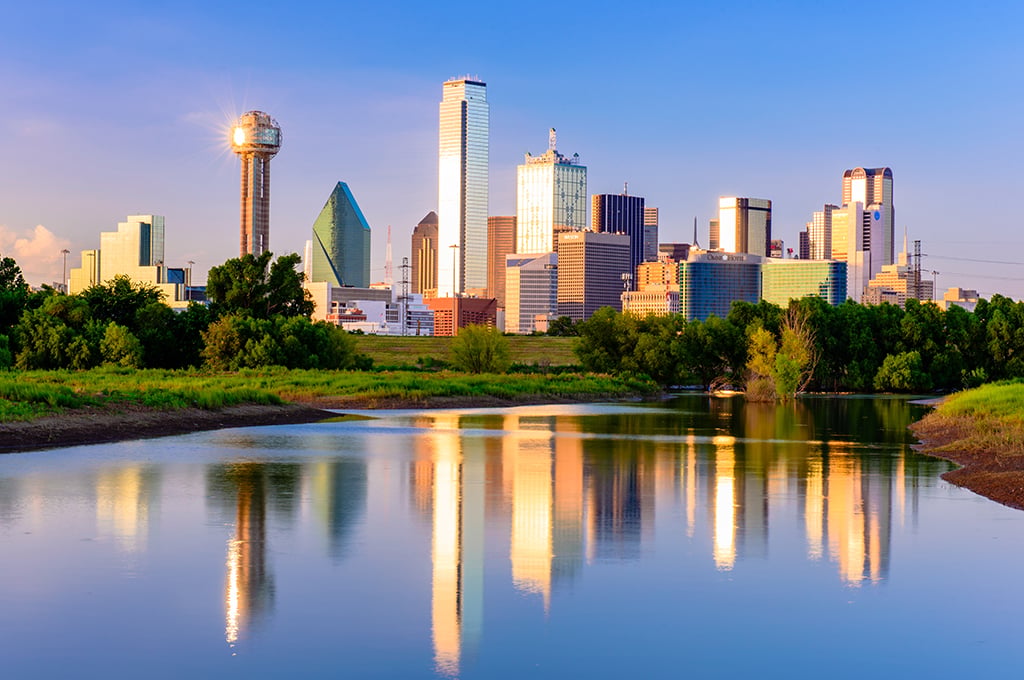 Dallas at night