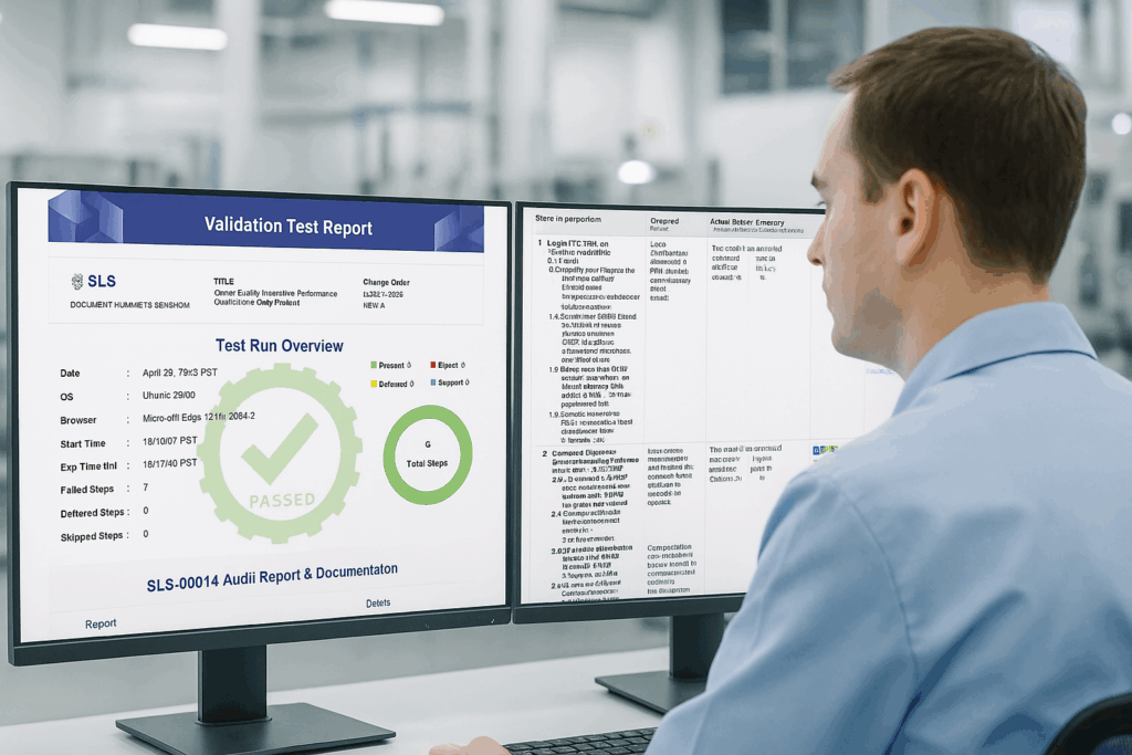 Validation reports