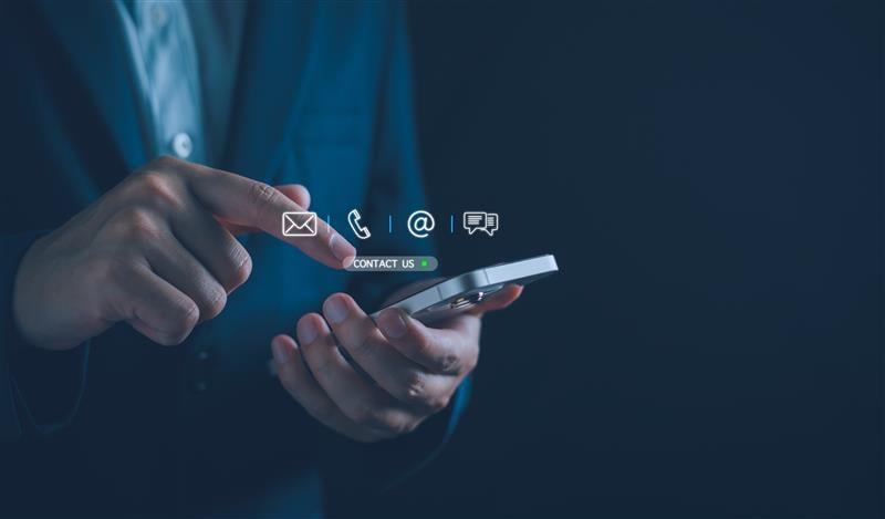 Contact us hero image