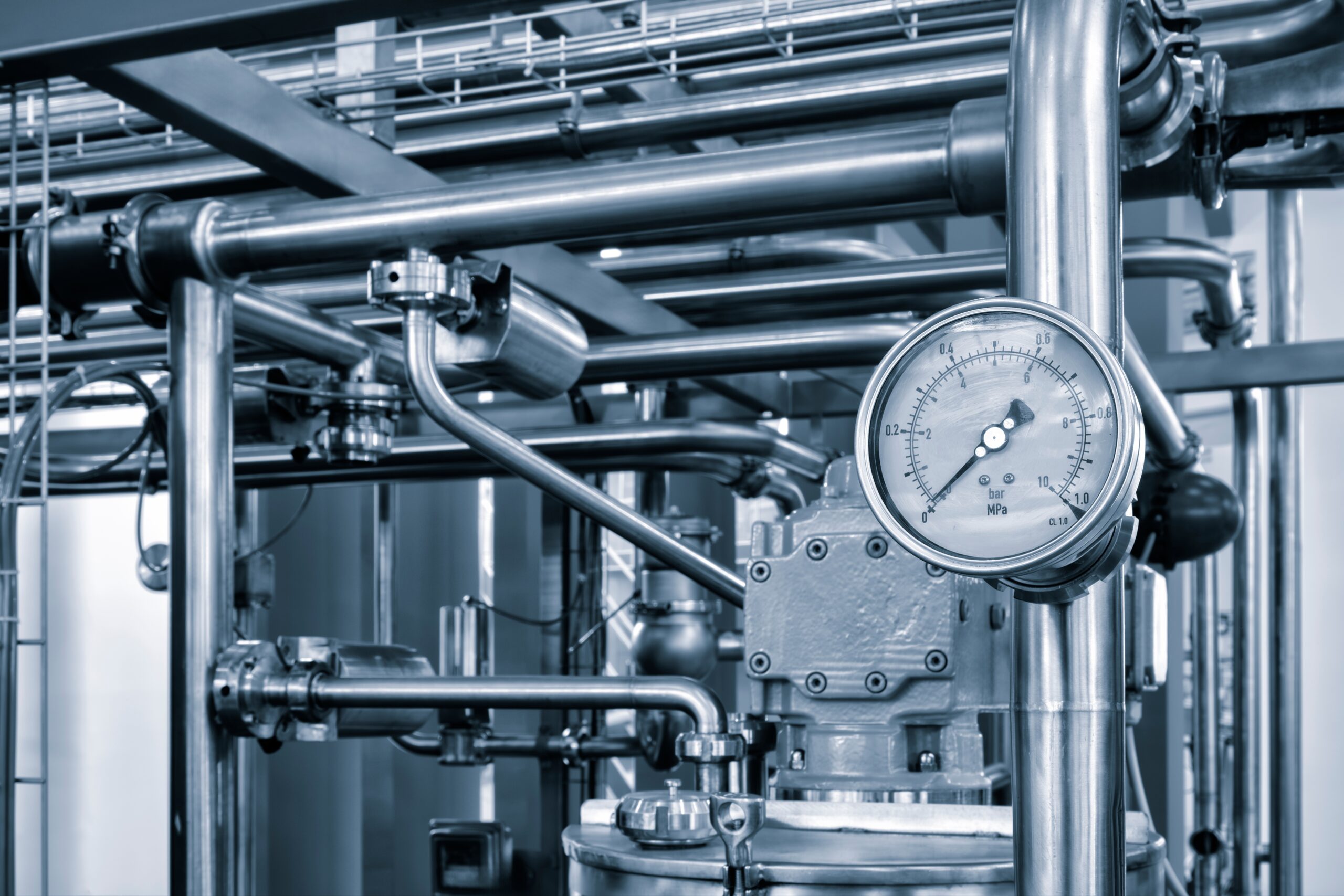 Industrial,Concept.,Equipment,Of,The,Boiler house,, ,Valves,,Tubes,,Pressure